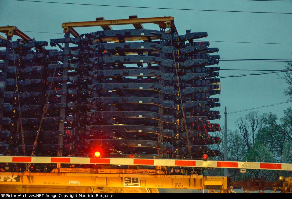 FTTX Flat Car with Truck Frames